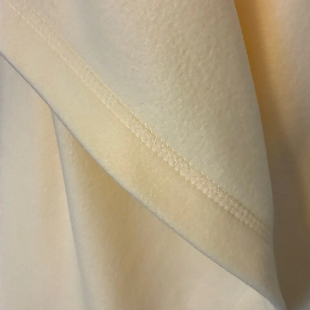 Butter Yellow Fleece Throw with Blue Monogram